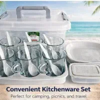 سرویس چایخوری ۶ نفره مسافرتی چای خوری سفری