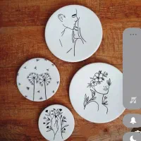 دیوار کوب سفالی