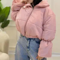 کاپشن نیم تنه دخترانه عروسکی