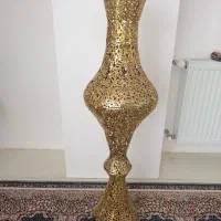 گلدان جنس برنج نیم دست ساز
