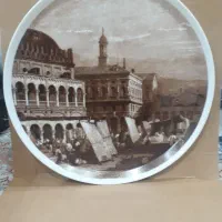 بشقاب دیوار کوب ایتالیایی