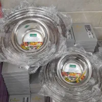 لگن و آبکش ۱۱ تایی یونیک استیل ورق ضخیم