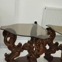 میز جلو مبلی و دوتا عسلی|مبلمان خانگی و میز عسلی|کرمان, |دیوار