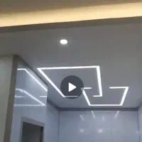 سقف کاذب کناف پی وی سی تایل