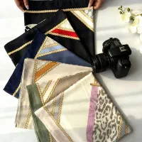 روسری ابریشم ژاکارد وارداتی کوالیتی اورجینال