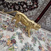 شیر برنجی و ببر فیل  برنجی|مجسمه، تندیس، ماکت|اسلام‌شهر, شاطره|دیوار