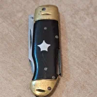 تبر دست ساز (( چریک )) چاقو استیل اصلی|کلکسیون اشیاء عتیقه|دوگنبدان, |دیوار