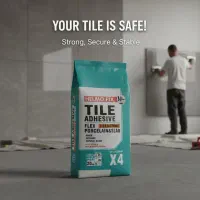 چسب سرامیک و کاشی پرسلان و انواع اسلب HelmoFix X4