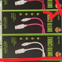 کابل شارژر تایپ سی topcore نو و بدون استفاده