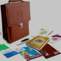 قلم قرآنی مدل نگار همرا با کیف چرم با کیفیت