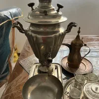سماور قدیمی و ملزوماتش