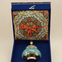 پک هدیه قندان مس و ترمه اعلا وجعبه جیرو ترمه