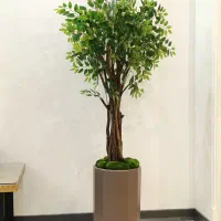 درختچه مصنوعی اقاقیا ، بامبو ، پولیشیاس درخت گل|گل مصنوعی|تهران, قصر فیروزه ۱|دیوار