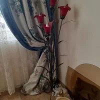 آباژور ایستاده فرفورژه طرح لاله|چراغ خواب و آباژور|تهران, امیریه|دیوار