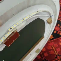 آینه گرد سند بلاست.|آینه|نیشابور, شهرک جانبازان|دیوار