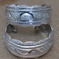 گوشواره حلقه ای تمام تراش طلا