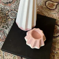 جا شمعی و گلدان