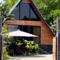 اجاره روزانه کلبه سوییسی جکوزی دار جنگلی