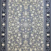 فرش صفاریان طرح شیما۱۲۰۰شانه‌گلبرجسته زمینه سرمه|فرش|شیراز, عادل آباد|دیوار