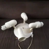 چراغ سقفی فلزی 4 لامپ خور گردون