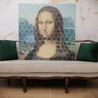 تابلو نقاشی مونالیزا|تابلو، نقاشی، عکس|پرند, فاز ۶|دیوار