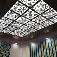 سقف کاذب تایل معرقcnc آسمان مجازی pvcگچی مولتی طلق|خدمات پیشه و مهارت|تهران, بلورسازی|دیوار