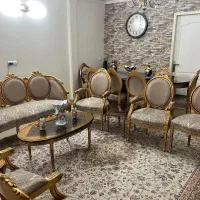 مبل سلطنتی ۹ نفره + میزناهارخوری|مبلمان خانگی و میز عسلی|تهران, پرستار|دیوار