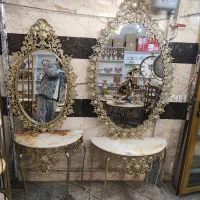 اینه کنسول برنزی برنز جهیزیه