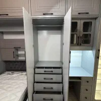 کمد دیواری و تخت کمجا|جاکفشی، کمد، دراور|چهاردانگه (تهران), |دیوار