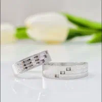 حلقه ست نقره عقد عروس داماد/مدرن منحنی)گردنبند۹۵۰|بدلیجات|تبریز, |دیوار