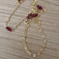 گردنبند یا رومانتویی طلا