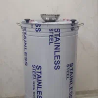 سماوربزرگ‌هیئتی استیل مسجدی سوپرمارکت