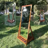 آینه تمام قد با چوب روسی|آینه|ارومیه, |دیوار