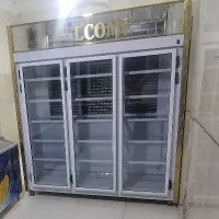 یخچال فروشگاهی سه درب موتور دانفوس