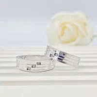 ست انگشتر جدیدو ترند عین طلا مدل آینه ای تمام نقره|بدلیجات|تبریز, |دیوار