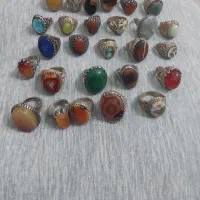 انگشتر رنگ ثابت سنگ اصلی