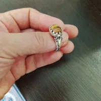 انگشتر نقره اش کمه نگین چشم ببری قیمت 600000|بدلیجات|زنجان, |دیوار