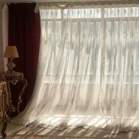 پرده پذیرایی در حد نو خیلی کم استفاده شده|پرده، رانر، رومیزی|اراک, |دیوار