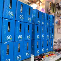 لامپ ۶۰ ات نیکا نور دارای هیت سینک ۱۸ ماه گارانتی|لامپ و چراغ|ملایر, |دیوار