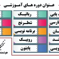 آموزشگاه استعدادیابی چرتکه رباتیک برنامه نویسی فن