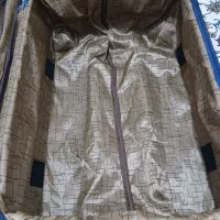 فروش چمدان سورمه ای متوسط برزنتی دسته دار