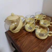 قوری وفنجونهاش باهم ست|قوری، کتری، قهوهساز دستی|بابلسر, |دیوار