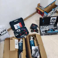 فرز سنگبری،دریل گیربکسی و تعدادی ابزار