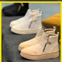 نیم بوت کاپشنی شنل سایز۳۸.۳۹رنگ کرمی|کیف، کفش، کمربند|ماهدشت, |دیوار