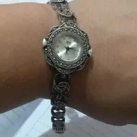 ساعت نقره زنانه