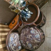 سماور گازی ، روتختی ،میز تلفن ،پارچه رو تشکی|قوری، کتری، قهوه‌ساز دستی|مشکین‌دشت, |دیوار