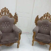 مبل هفت نفره با دوعدد میزبان|مبلمان خانگی و میز عسلی|رشت, باهنر|دیوار