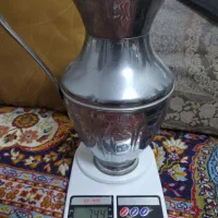 پارچ قدیمی محکم  برنجی قلم زده ۸۵۰