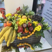 میوه آرایی و حکاکی و تزیین یلدای عروس