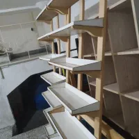 شلف دیواری|کتابخانه، شلف، قفسه‌های دیواری|رشت, ساغری سازان|دیوار